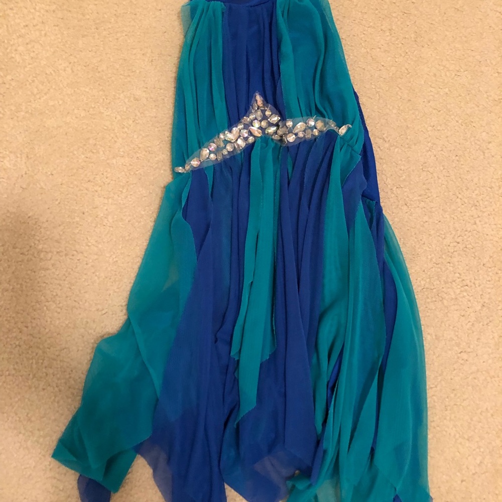🌟Blue and teal lyrical costume🌟